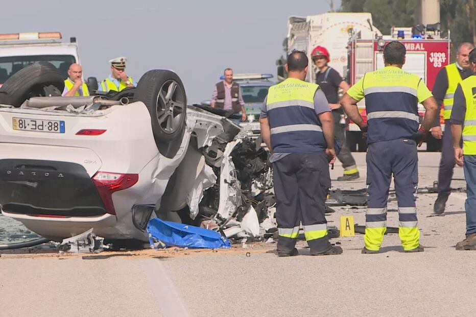 Colisão no IC8 em Pombal faz dois mortos