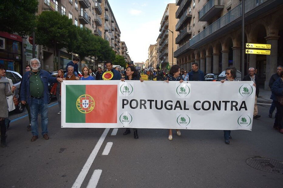 Manifestação para o encerramento da mina de urânio