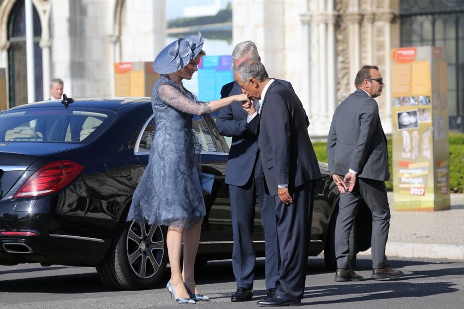 Marcelo recebe reis da Bélgica  