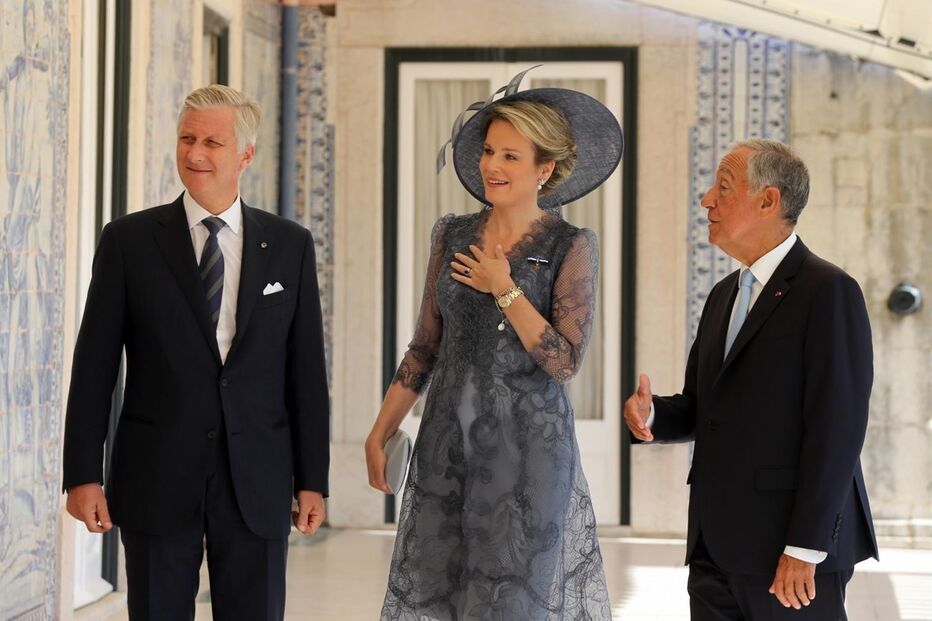 Marcelo recebe reis da Bélgica  