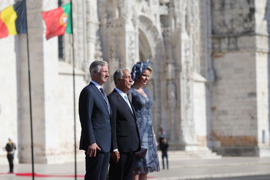 Marcelo recebe reis da Bélgica  