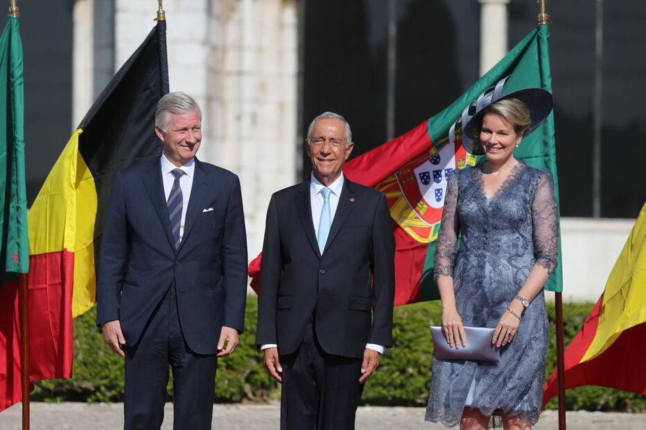 Marcelo recebe reis da Bélgica  