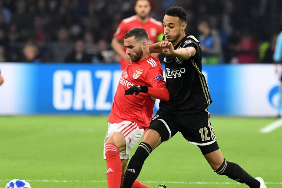 Jogo entre Benfica e Ajax para a Liga dos Campeões