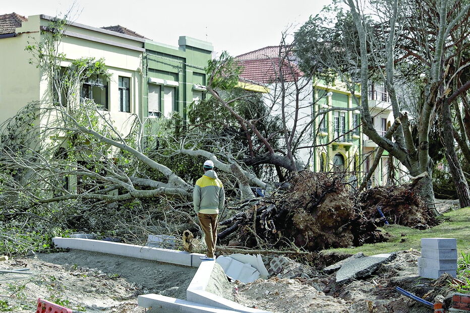Figueira da Foz foi um dos concelhos mais atingidos pela tempestade ‘Leslie’