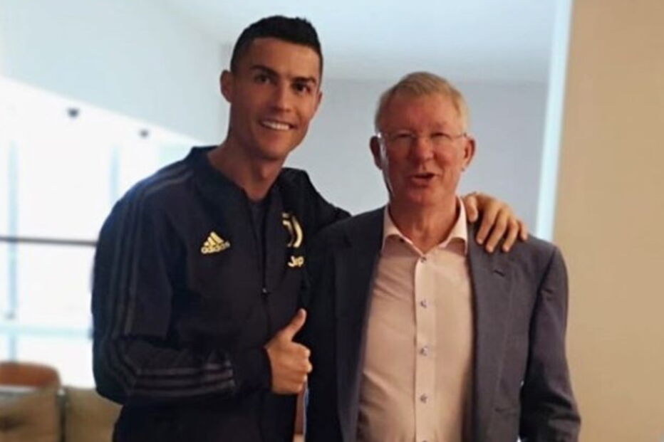 Cristiano Ronaldo e Alex Ferguson