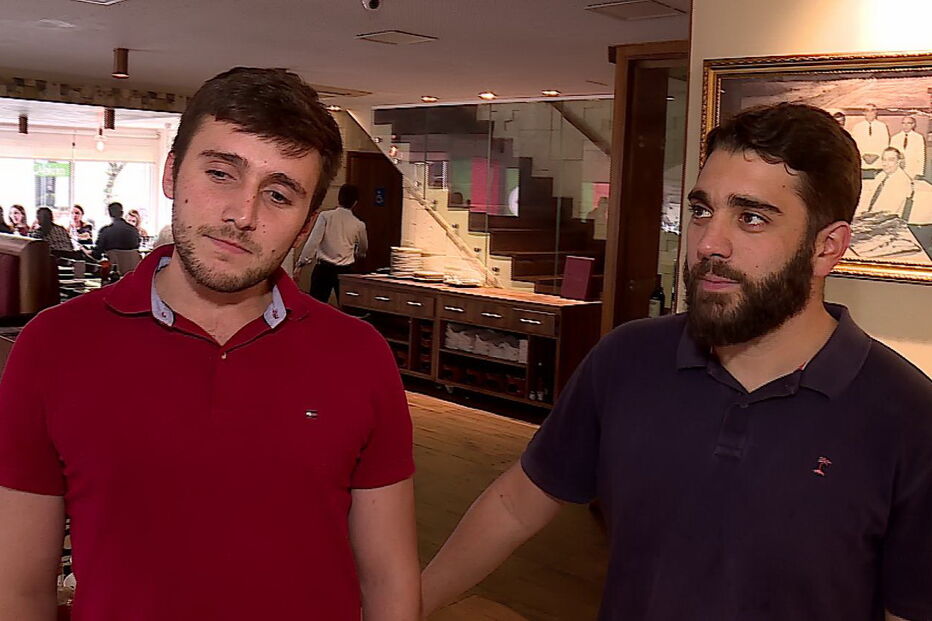 O restaurante Adegão Português, no Rio de Janeiro, é gerido por Pablo e Rafael Rocha