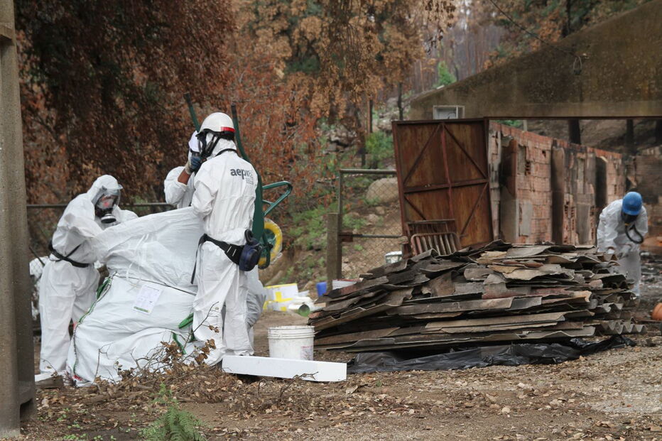 Remoção de amianto em Monchique 