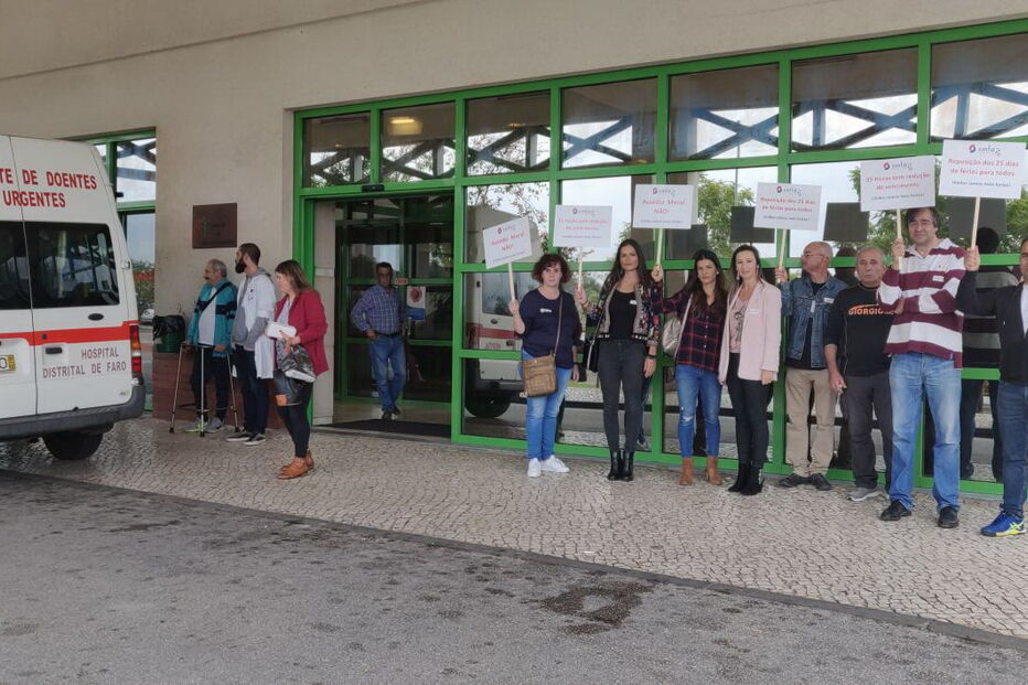 Greve da Função Pública em Portimão