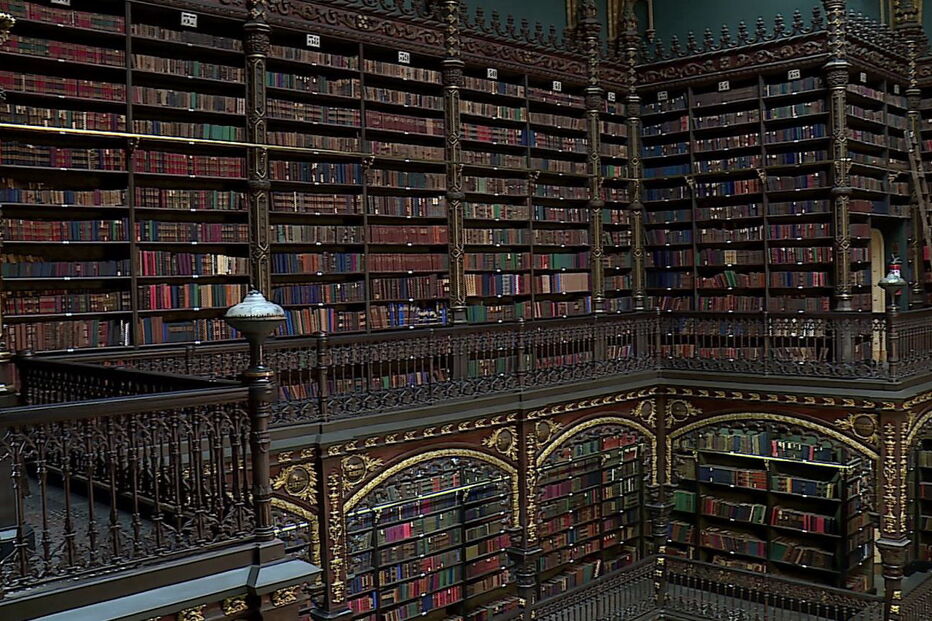 Real Gabinete de Leitura, no Rio de Janeiro