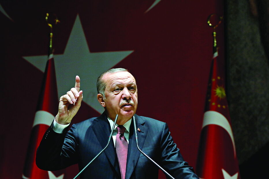 O presidente da Turquia, Recep Tayyip Erdogan