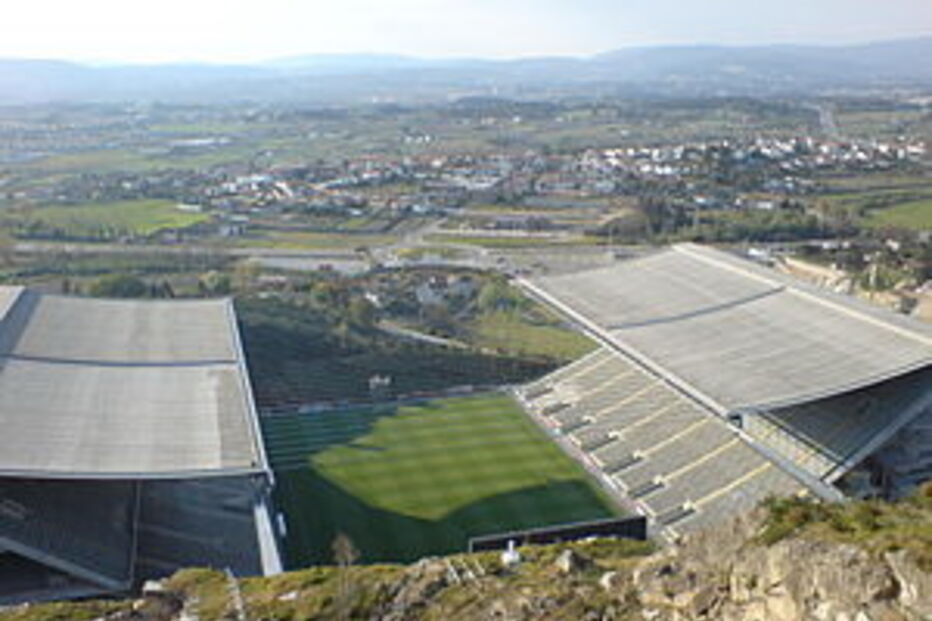Estádio Muncipal de Braga, onde joga o Sporting de Braga