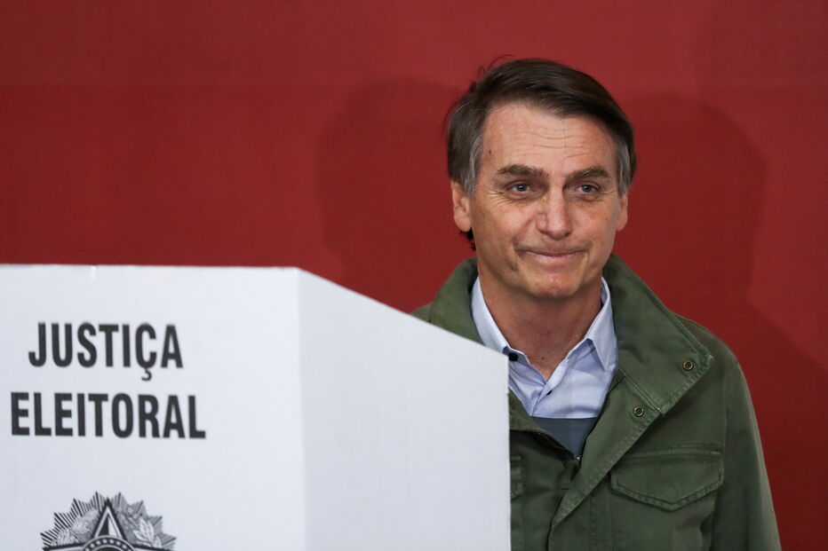 Jair Bolsonaro já votou nas presidenciais do Brasil	