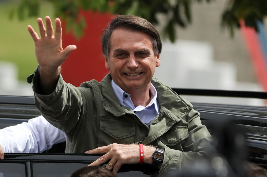 Jair Bolsonaro já votou nas presidenciais do Brasil	