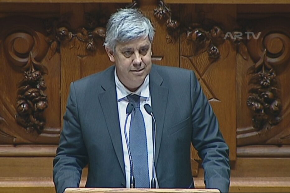 Mário Centeno no debate do Orçamento de 2019