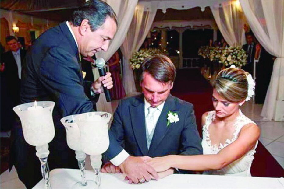 Michelle e Jair casaram há 10 anos