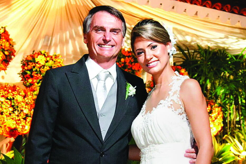 Michelle e Jair casaram há 10 anos