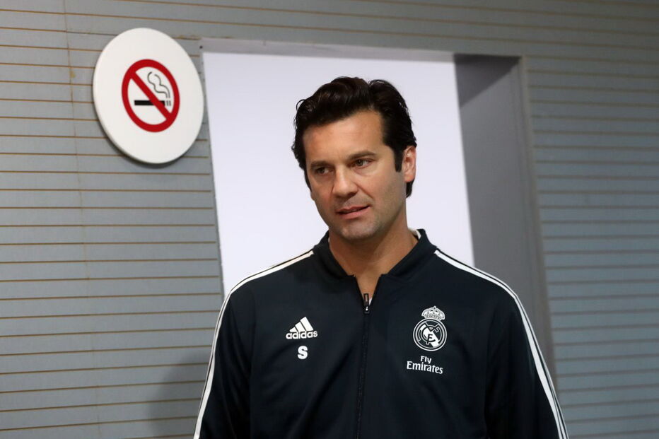 Solari, treinador do Real Madrid