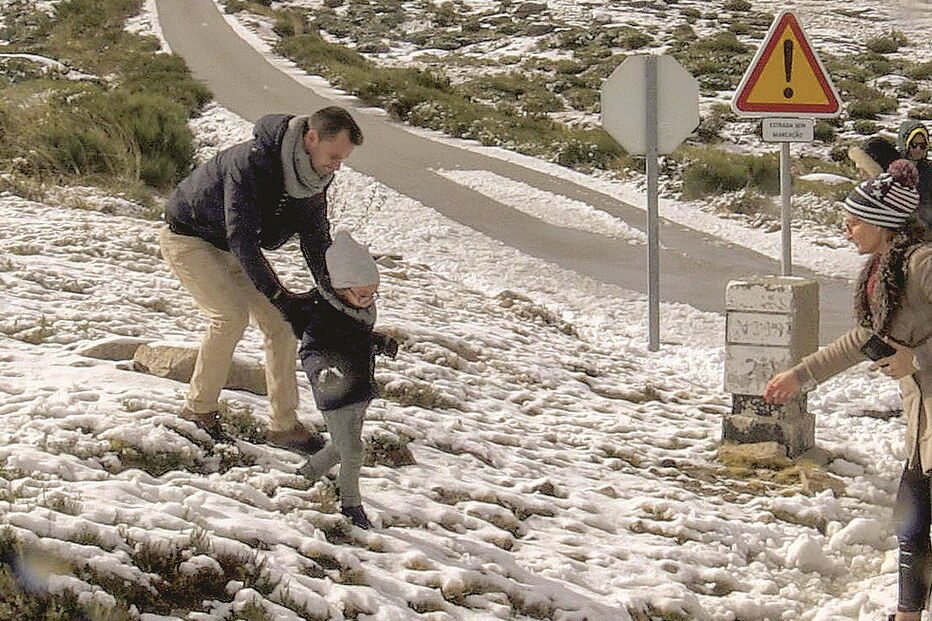 Turistas de todo o País rumam por estes dias à serra da Estrela  