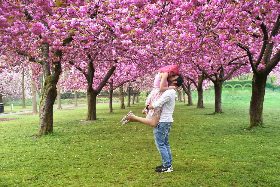 Vishnu Viswanath e Meenakshi Moorthy em 2017