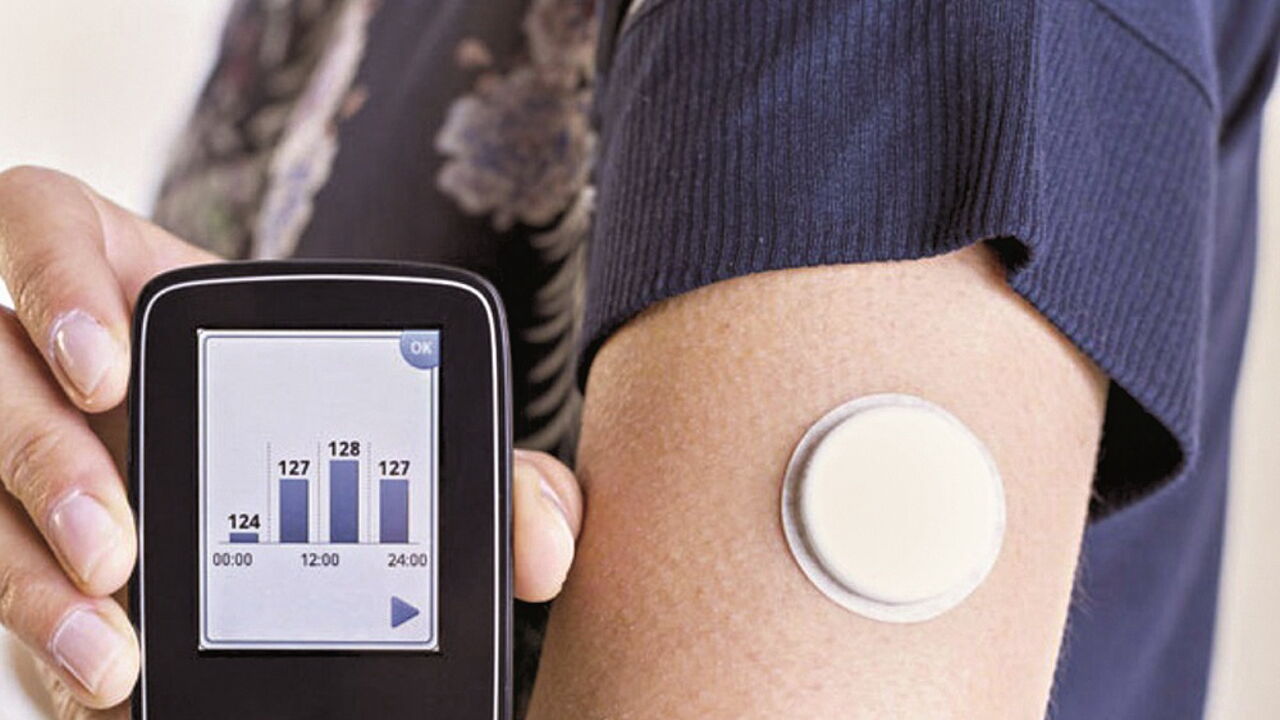 Medidor de glicemia por sensor