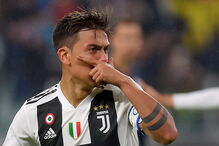 Paulo Dybala em jogo da Juventus