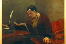 Retrato de Charles Baudelaire, por Courbet Gustave