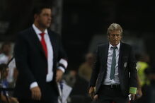 Jorge Jesus e Rui Vitória num dos duelos entre Sporting e Benfica