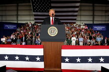 Trump em comício da campanha para as eleições intercalares nos EUA