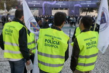 Polícias na Web Summit em protesto contra o Governo 