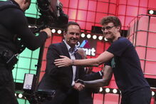 Medina no evento de tecnologia Web Summit