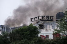 Incêndio em supermercado em Viana do Castelo