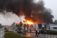  Incêndio em supermercado em Viana do Castelo