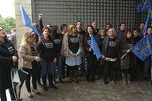 Greve dos funcionários judiciais pára tribunal     