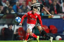 Momento do jogo Benfica - Ajax