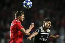 Momento do jogo Benfica - Ajax