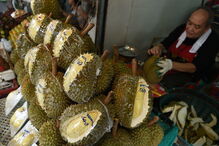 Durian é um fruto apreciado sobretudo no Oriente