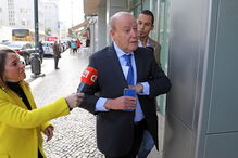 Pinto da Costa à entrada no DCIAP, em Lisboa