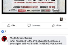 Banda tinha milhares de fãs no Facebook mas ninguém apareceu nos concertos