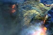 Satélite capta a destruição dos incêndios da Califórnia