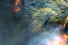 Satélite capta a destruição dos incêndios da Califórnia