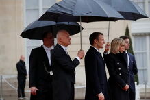 Emmanuel Macron e Angela Merkel