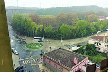 Rotunda em Belas, Sintra, ficou submersa 
