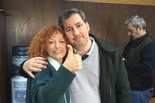 Bruno de Carvalho e a irmã