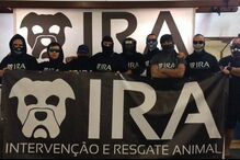 Foto de grupo do IRA - Intervenção e Resgate Animal
