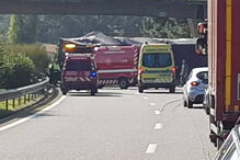 Acidente com camião na A1, em Aveiro	