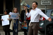 Manifestação de professores no Porto