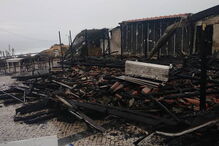 Restaurante 'Golfinho destruído por incêndio na Ericeira