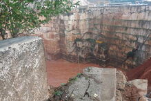 Troço de estrada abateu entre Borba e Vila Viçosa