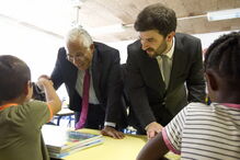 A Escola Ribeiro de Carvalho recebeu no ano passado a visita do primeiro-ministro, António Costa 