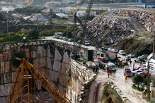 Imagens aéreas mostram tamanho da pedreira de Borba